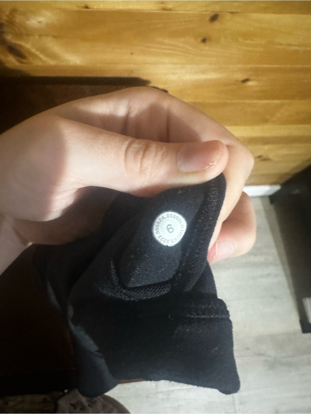 Black Athletic Glove - Size 6
